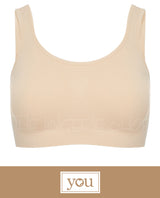 You 100-301 Seamless Beginners Sports Bra With Wide Straps