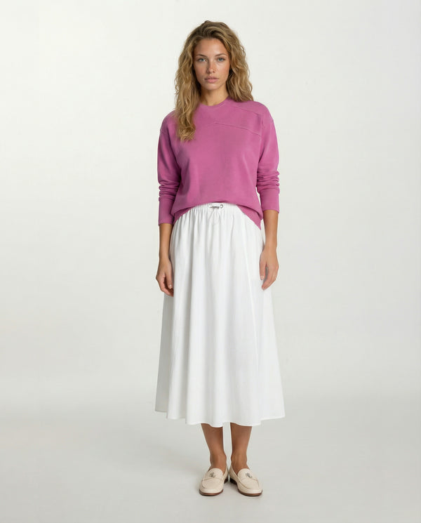 Crewneck Tee Top Pink