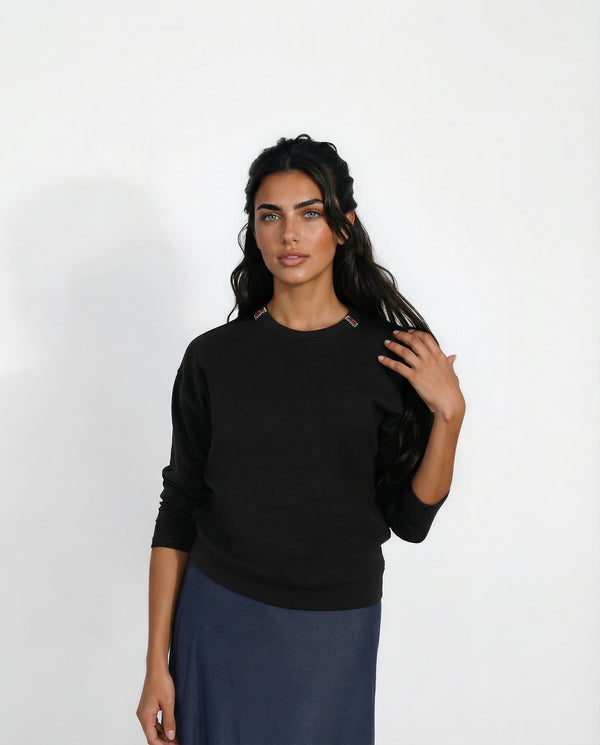 Cristal Shoulder Dolman Top