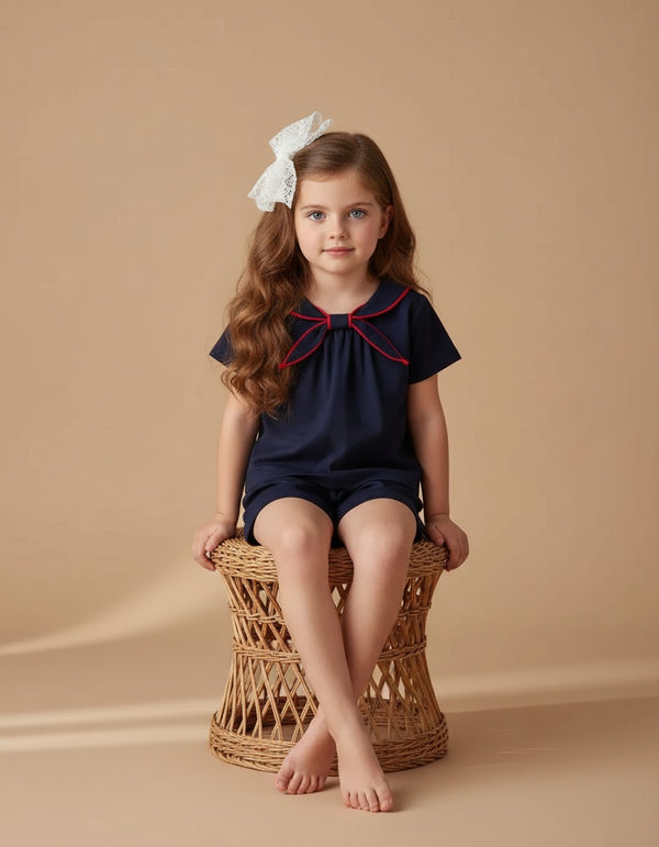 Crimson Touch Toddler Set Navy