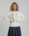 Botanical Line Art Pullover