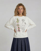 Botanical Line Art Pullover