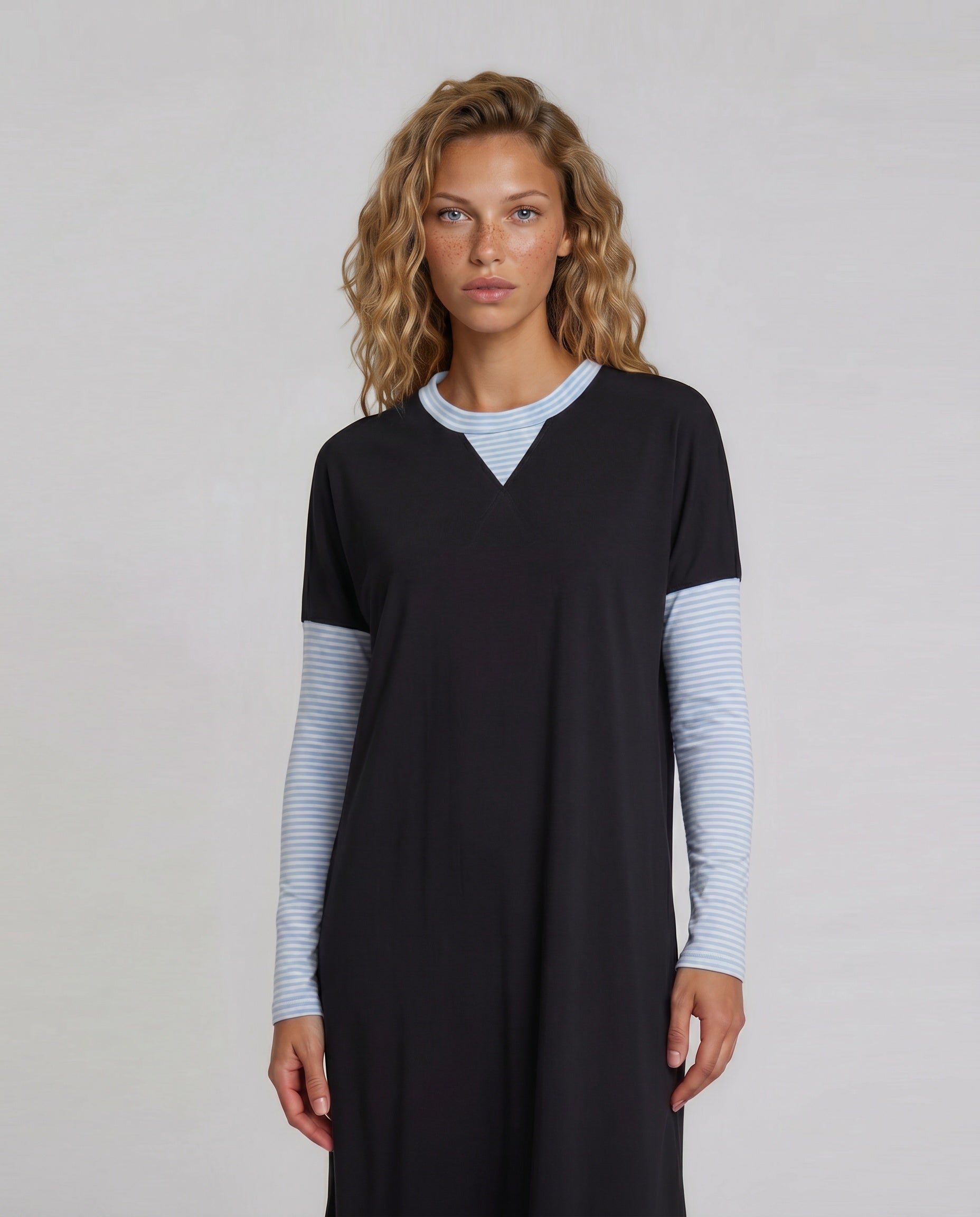 Two-Tone Cozy Nightgown