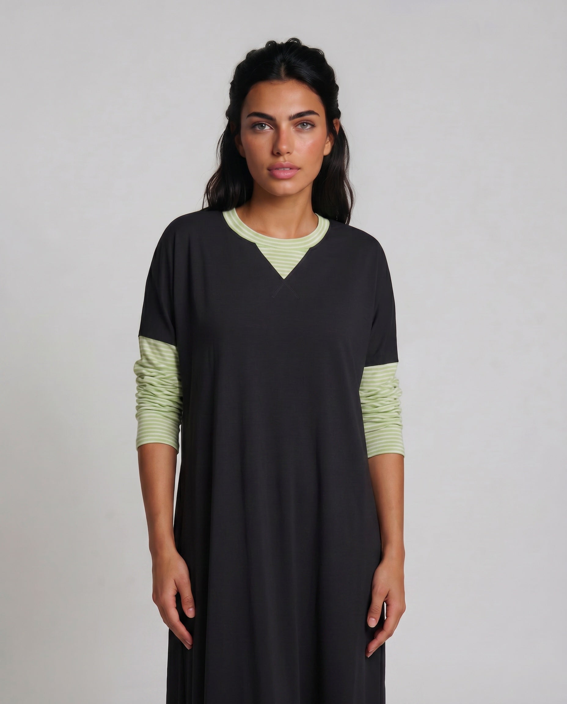 Two-Tone Cozy Nightgown