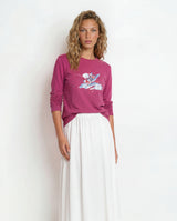 Artistic Berry Crewneck