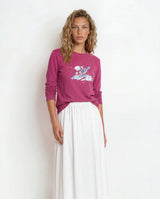 Artistic Berry Crewneck