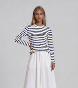 Nautical Navy Stripe Essential Top