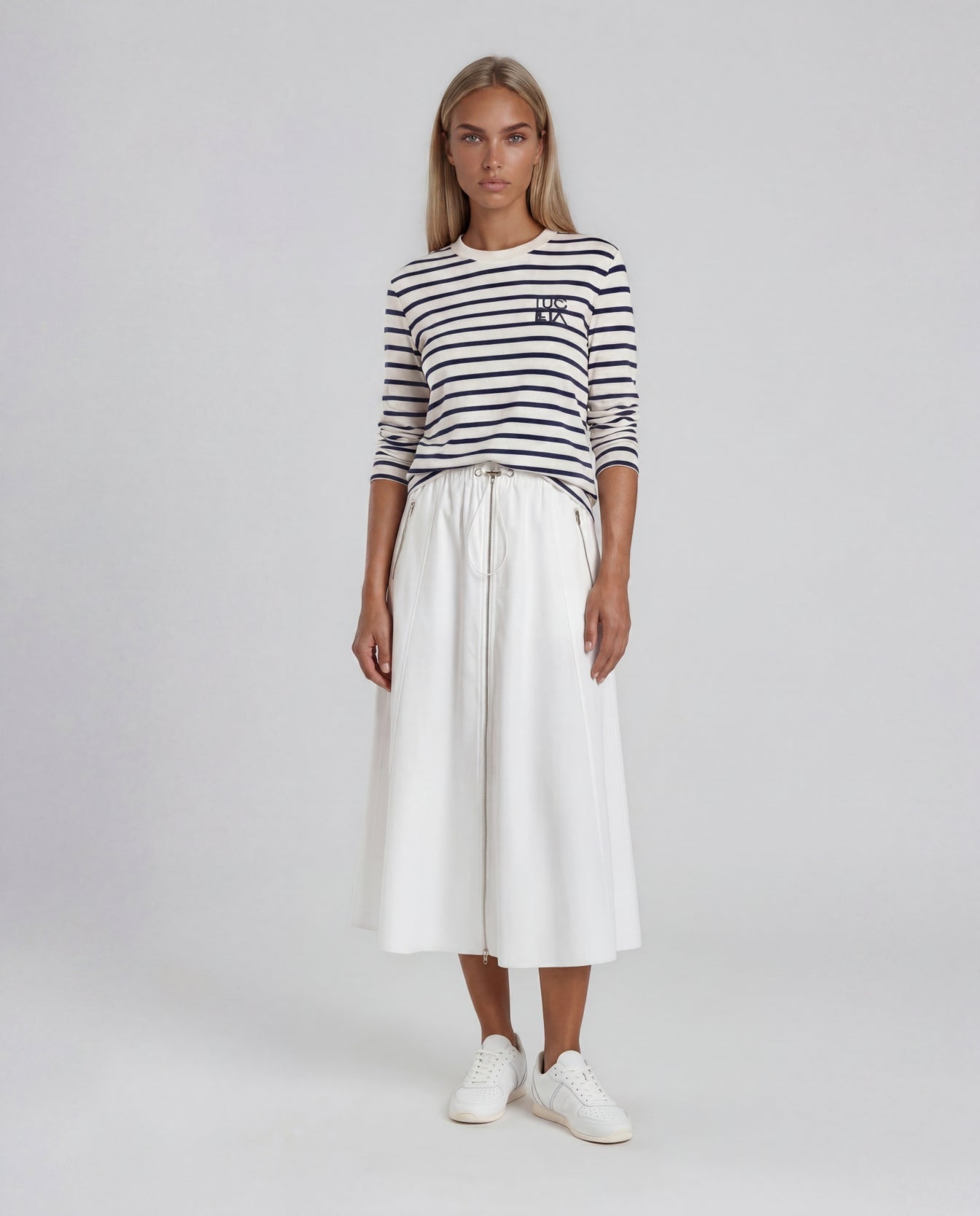 Nautical Navy Stripe Essential Top