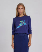 Modern Floral Lounge Top