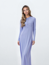 Crimson Pocket Button Down Nightgown