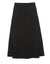 27" Lined Elastic Waist Aline Chevron Stripe Skirt Black White