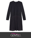 Gemsli FK312 Long Sleeve Solid Color Combination Full Slip