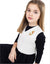 Rib Knit Button Vest with Front Floral Embroidery for Kids Ivory - Must Be Purchased With Robe