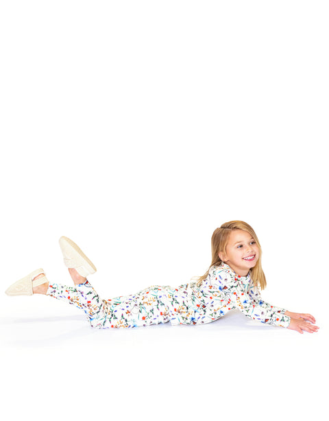 Kids Pima Cotton Happiness Pajamas Legging Playwear Set