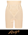 Rago RG696 High Waist Leg Shaper Firm Shaping Girdle Beige