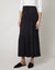 37" Modal Tiered Skirt with Covered Elastic Waistband Black