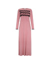 Triple Lace Nursing Bolero Nightgown Pink Black