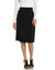 25" Lined Chiffon Mini Pleat Skirt Black