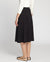 27" Lined Matte Jersey Flare Skirt Black