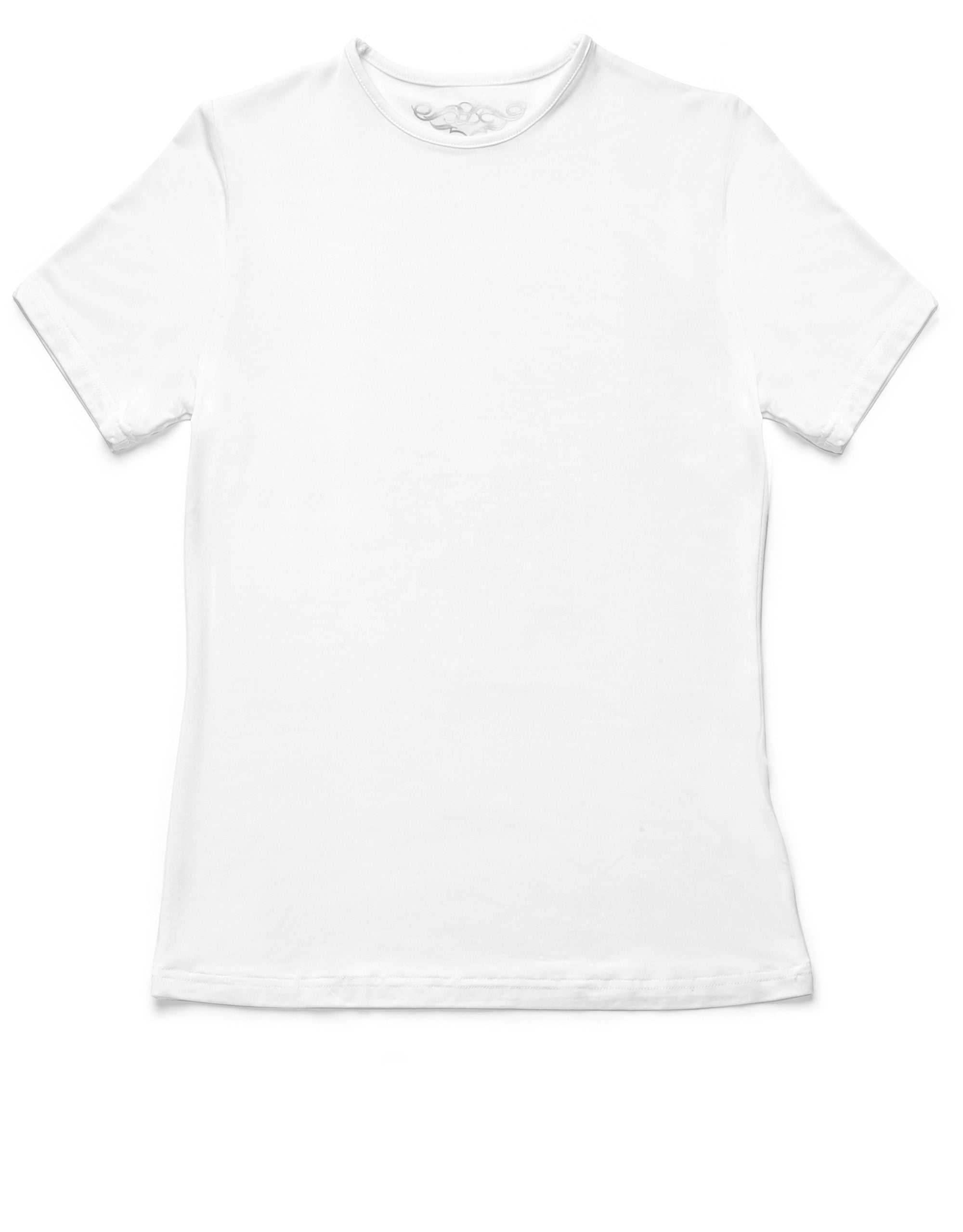 Cotton Modal Short Sleeve Crew Neck Shell