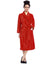 Terry Wrap Short Belted Bathrobe Coral